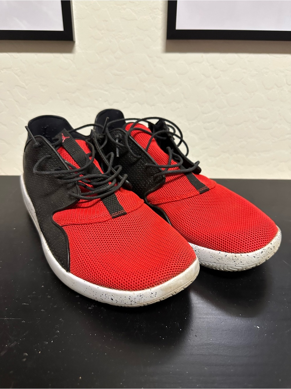 Jordan Eclipse Black and Red Sneakers - Men’s 12